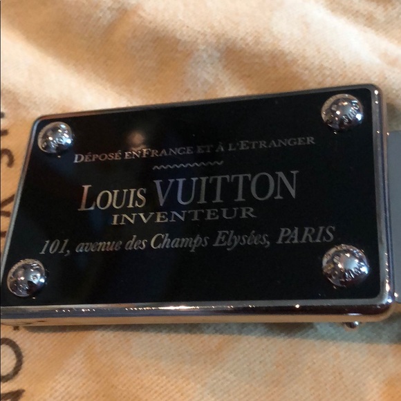 Louis Vuitton belt inventeur damier graphite - Picture 7 of 8